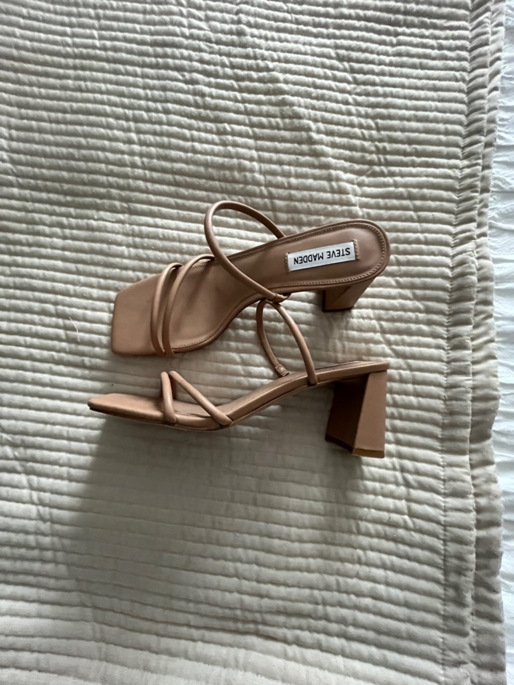 Steve Madden Strappy Square-Toe Heels Size 10 NWOT